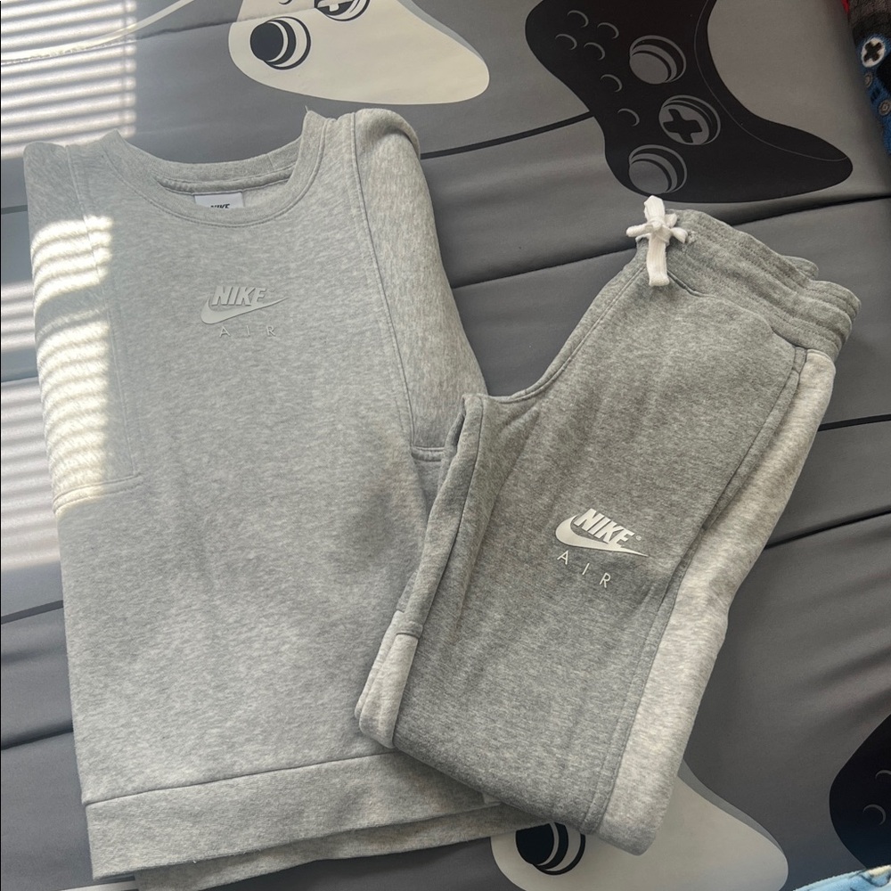 Nike Kids Light Gray Joggers